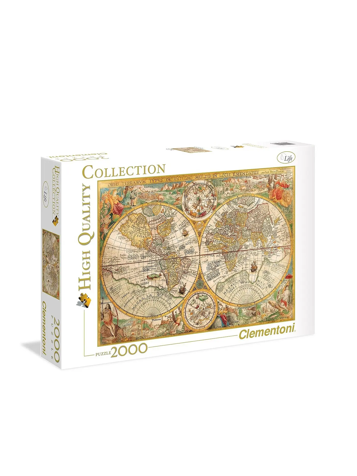 CLEMENTONI | Puzzle - Antike Landkarte 2000 Teile | 